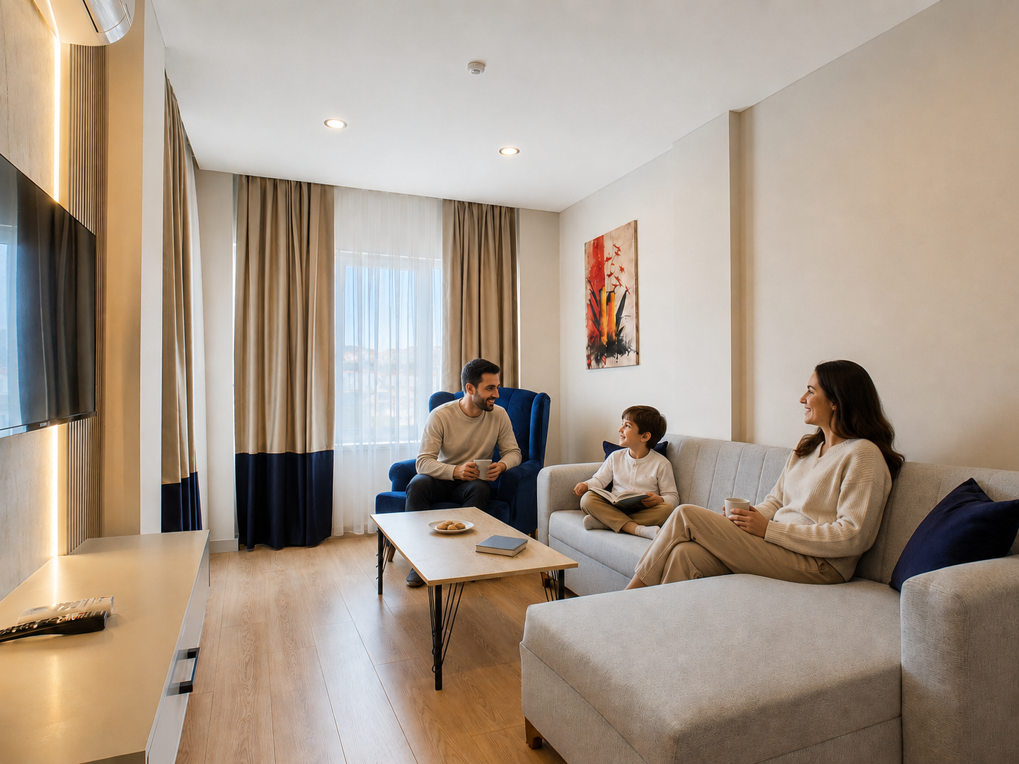 Blue&More Suite Hotel yaşam alanlar
